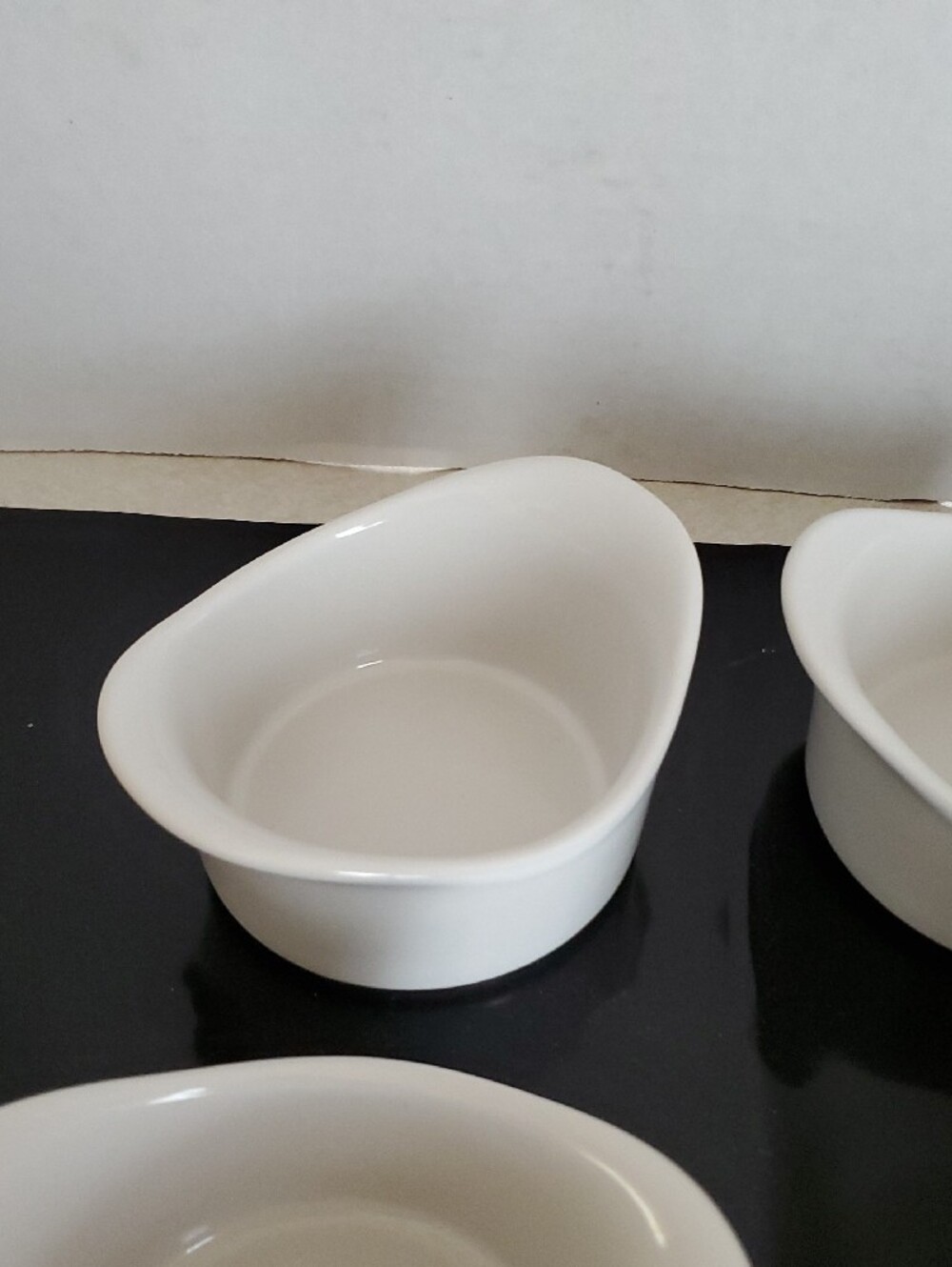 White Ceramic Baking Ramekin Set - 4 Pack - Picture 5 of 6